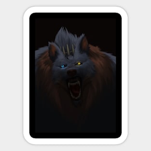 Werewolf rage Sticker